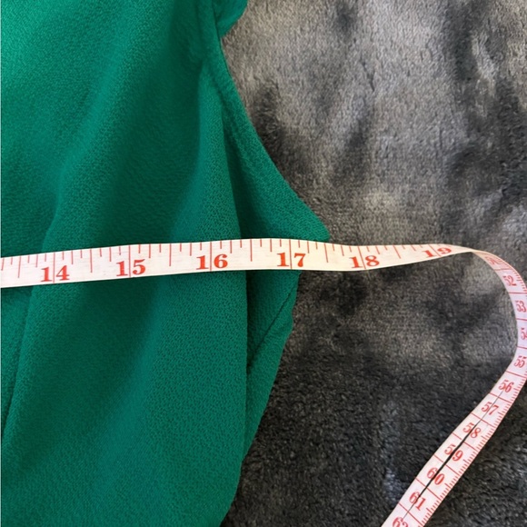 Monteau Emerald Ruffle Wrap Top - Picture 4 of 9